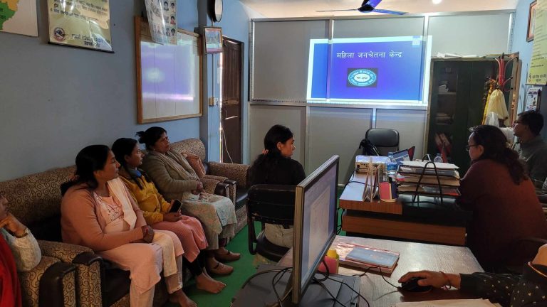 Meeting with Local Government on Claiming the Rights to Safe Abortion at Barhadasi Rural Minicpality.