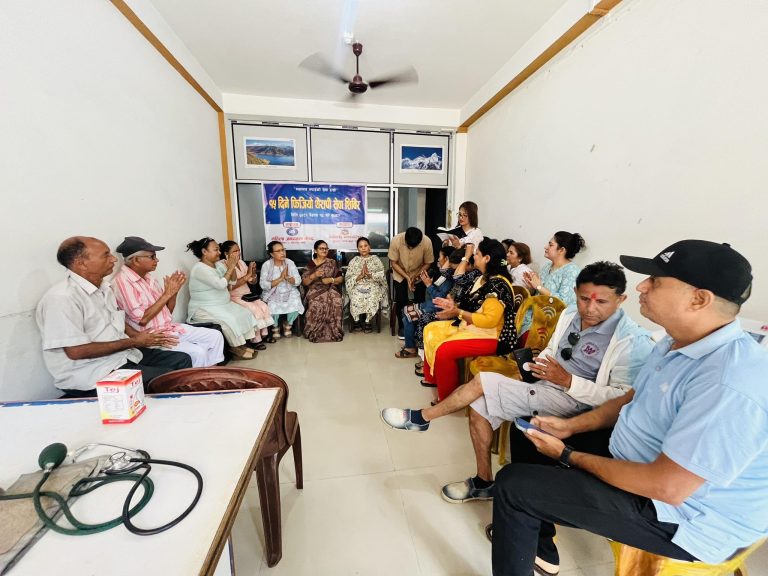 Opening day of 15 days Physiotherapy Service Camp.