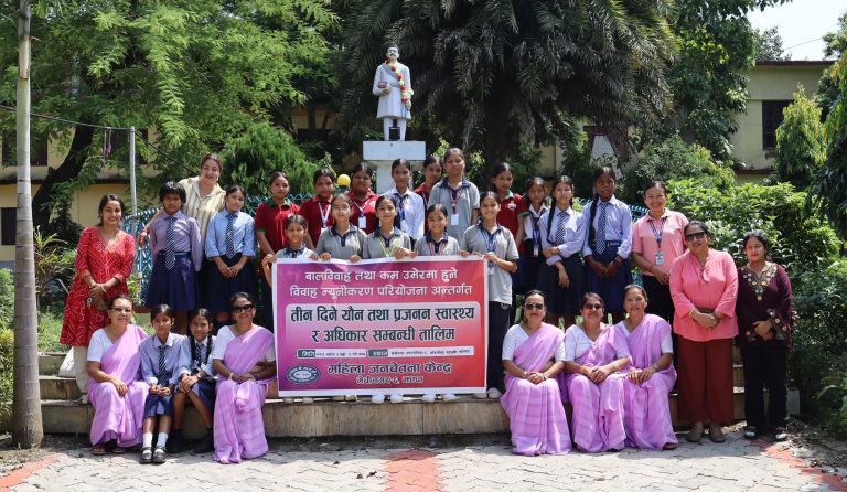 Empowering Adolescent Girls Through Comprehensive SRHR Training